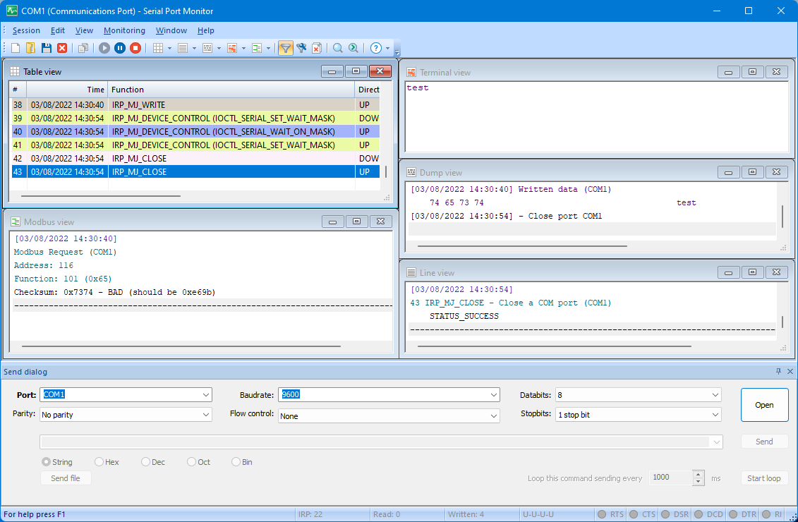 New Release of Serial Port Monitor 9