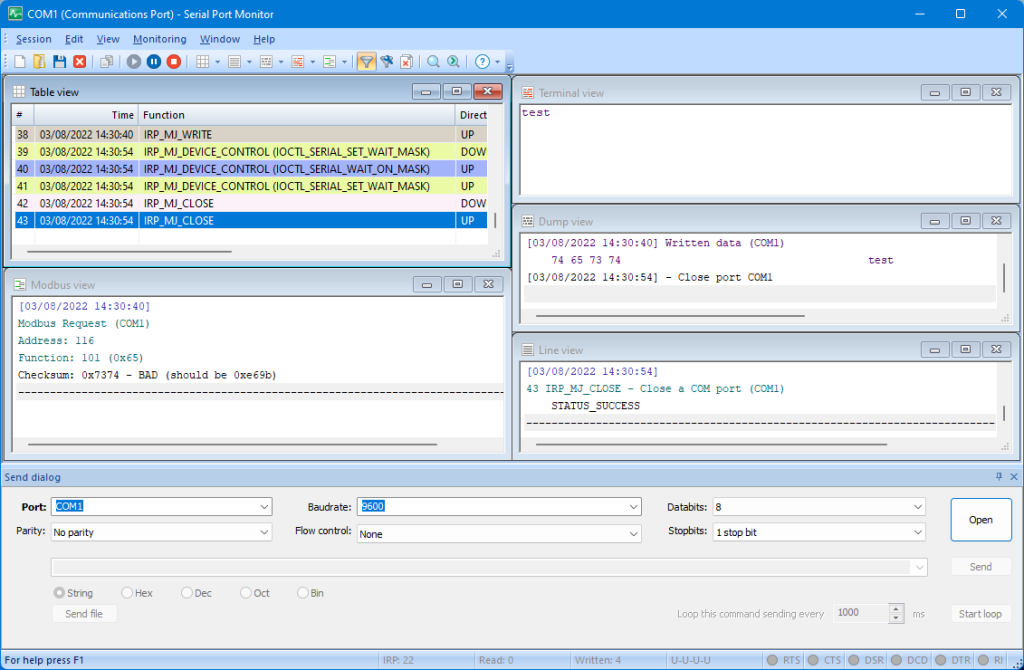 New Release of Serial Port Monitor 9