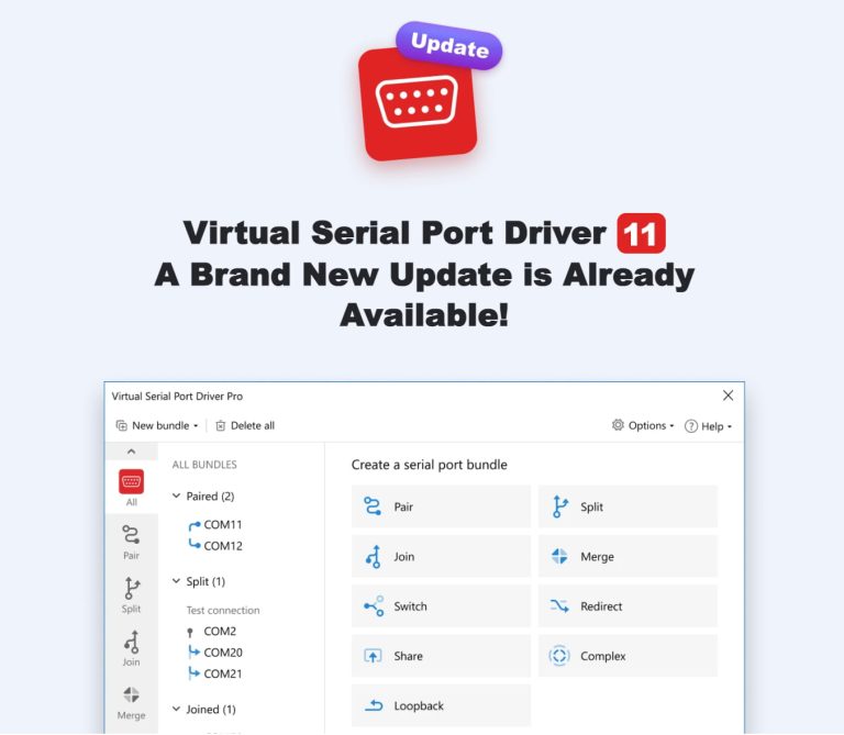 Exv Driver Make Serial New Release of Virtual Serial Port Driver 11