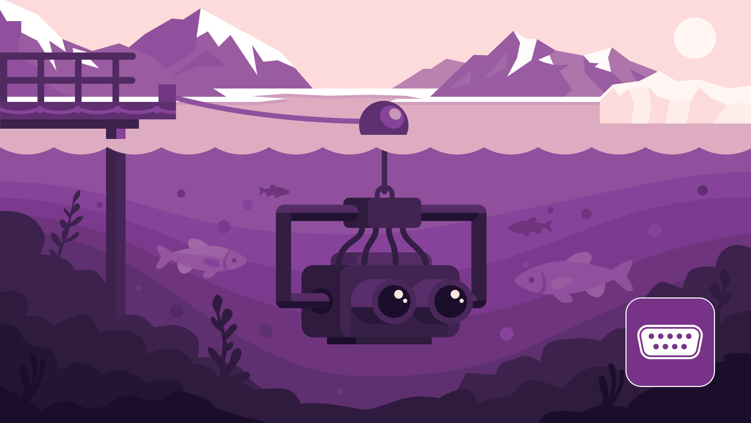 Reliable Sensor Data Sharing for an Arctic Underwater Observatory