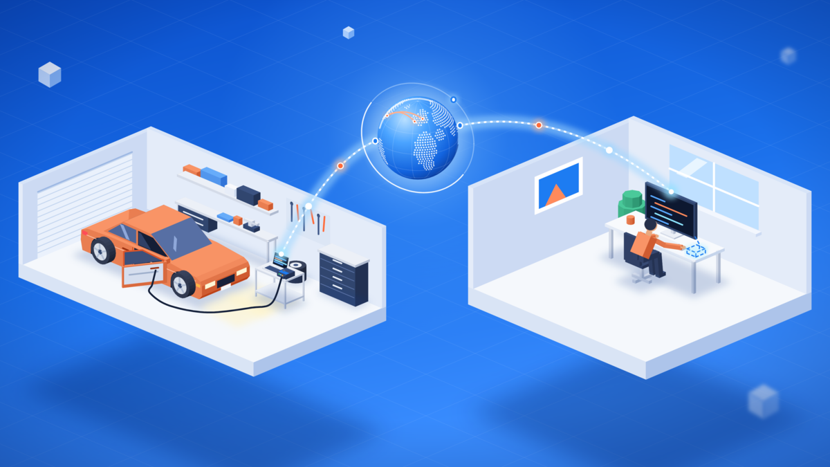 Remote Vehicle Programming with FlexiHub