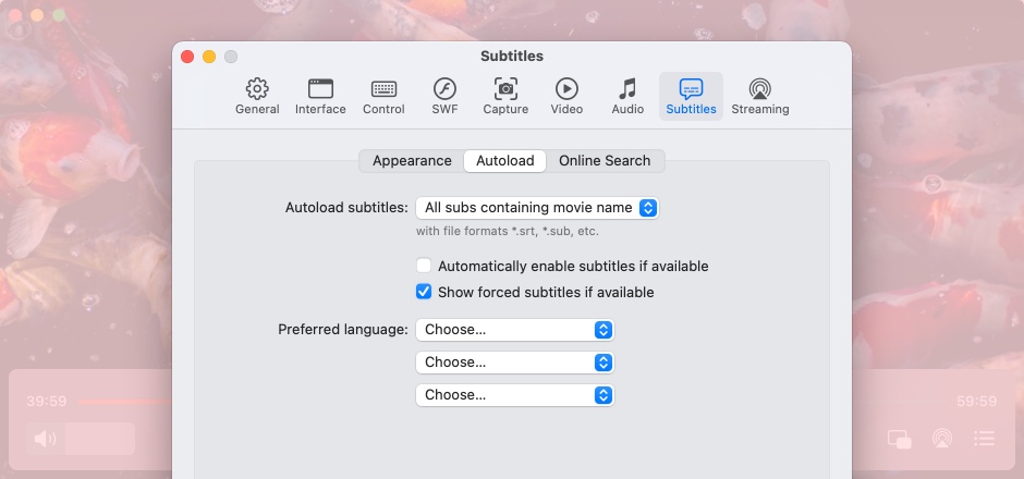 Get subtitles on Mac