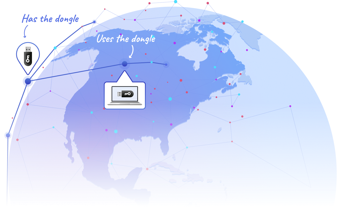  Donglify network illustration